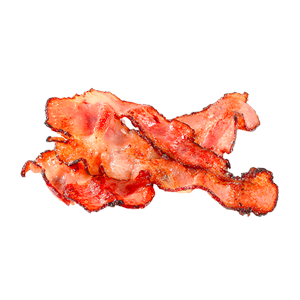 Tranches de bacon de poulet