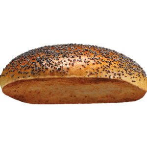Pain brioché parsemé de graines de pavot